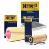 HENGST FILTER Luftfilter E472L + Filter, Innenraumluft E989LC + Ölfilter E38H D106 Bild HENGST FILTER Luftfilter E472L + Filter, Innenraumluft E989LC + Ölfilter E38H D106
