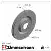 ZIMMERMANN Bremsscheibe 430.2620.52 + Bremsbelagsatz, Scheibenbremse 23404.205.1 Bild ZIMMERMANN Bremsscheibe 430.2620.52 + Bremsbelagsatz, Scheibenbremse 23404.205.1