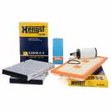 PURFLUX Ölfilter L394 HENGST FILTER Filter, Innenraumluft E3939LC-2 + Luftfilter E1040L