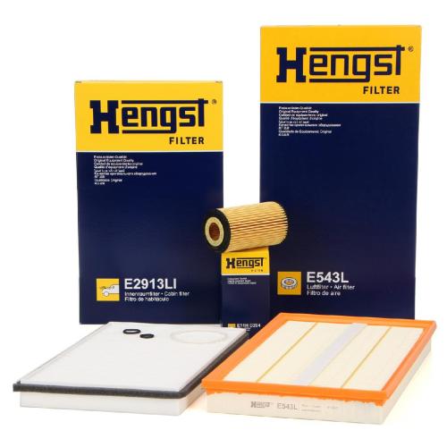 HENGST FILTER Filter, Innenraumluft E2913LI + Luftfilter E543L + Ölfilter E11H D204 Bild HENGST FILTER Filter, Innenraumluft E2913LI + Luftfilter E543L + Ölfilter E11H D204