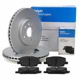 DELPHI Bremsscheibe BG4710C + Bremsbelagsatz, Scheibenbremse LP3482