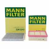 MANN-FILTER Luftfilter C 20 106 + Filter, Innenraumluft CUK 2243