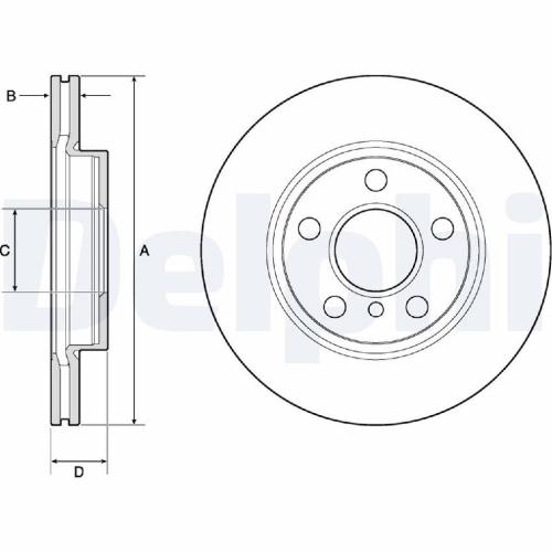 DELPHI Bremsscheiben + Bremsbeläge + Sensor MINI F55 F56 F57 One / Cooper vorne Bild DELPHI Bremsscheiben + Bremsbeläge + Sensor MINI F55 F56 F57 One / Cooper vorne