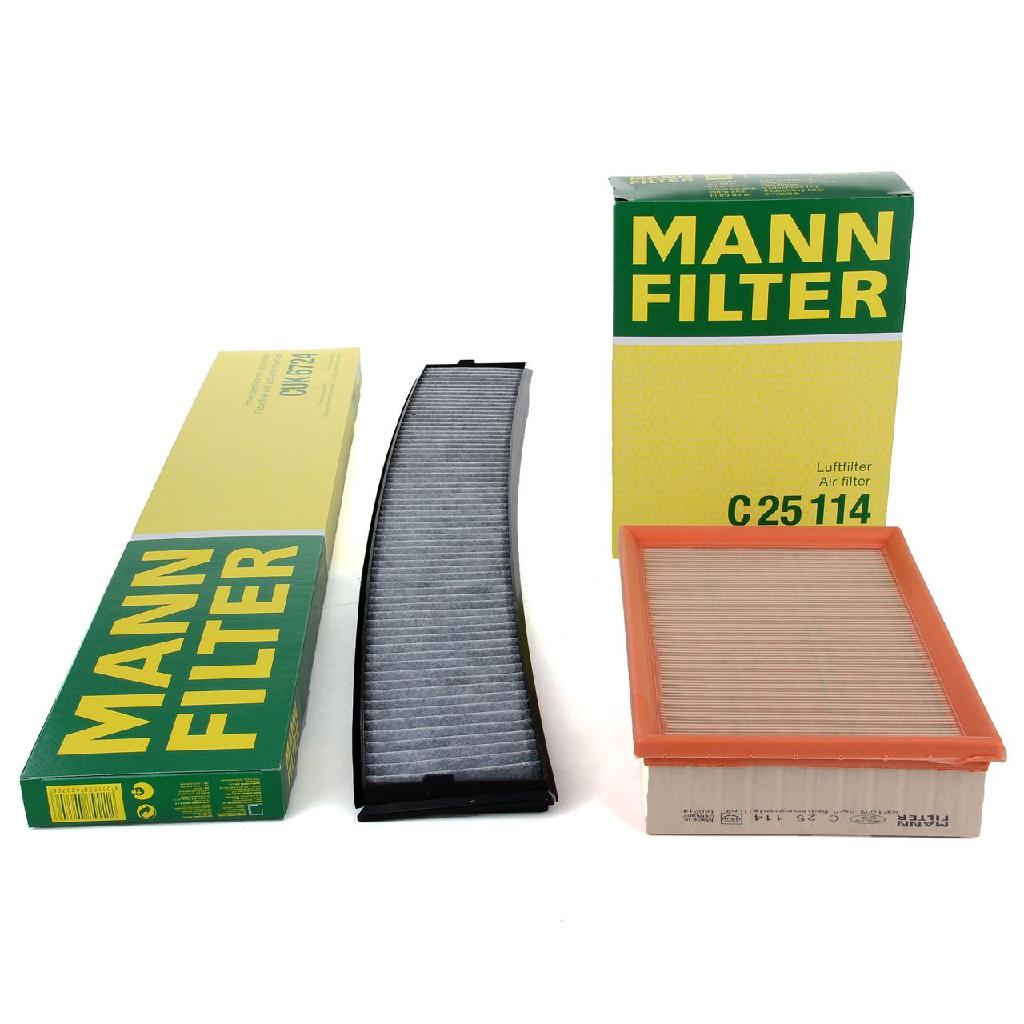 MANN-FILTER Luftfilter C 25 114 + Filter, Innenraumluft CUK 6724