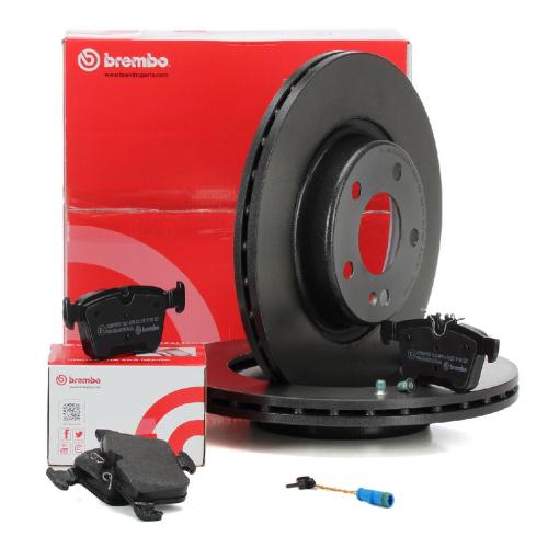 BREMBO Bremsscheiben BELÜFTET + Beläge + Wako MERCEDES C-Klasse W205 S205 C205 A205 hinten Bild BREMBO Bremsscheiben BELÜFTET + Beläge + Wako MERCEDES C-Klasse W205 S205 C205 A205 hinten