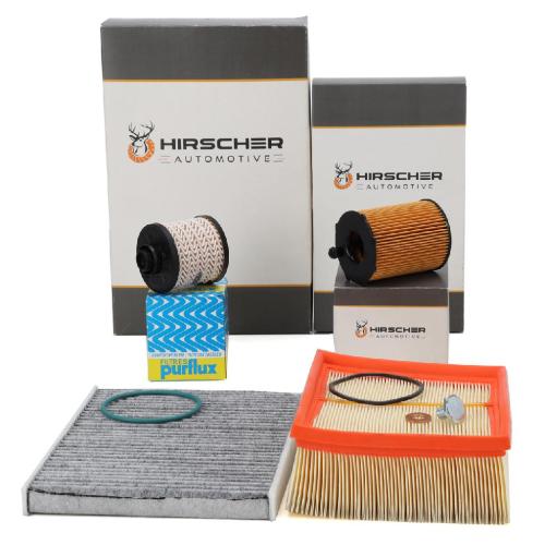 HIRSCHER Filterset Filterpaket 4-tlg FORD B-Max Ecosport Fiesta 6 MK6 Ka+ 1.5 TDCi Bild HIRSCHER Filterset Filterpaket 4-tlg FORD B-Max Ecosport Fiesta 6 MK6 Ka+ 1.5 TDCi