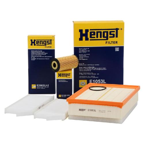 HENGST FILTER Ölfilter E212H D231 + Filter, Innenraumluft E2982LI-2 + Luftfilter E1053L Bild HENGST FILTER Ölfilter E212H D231 + Filter, Innenraumluft E2982LI-2 + Luftfilter E1053L