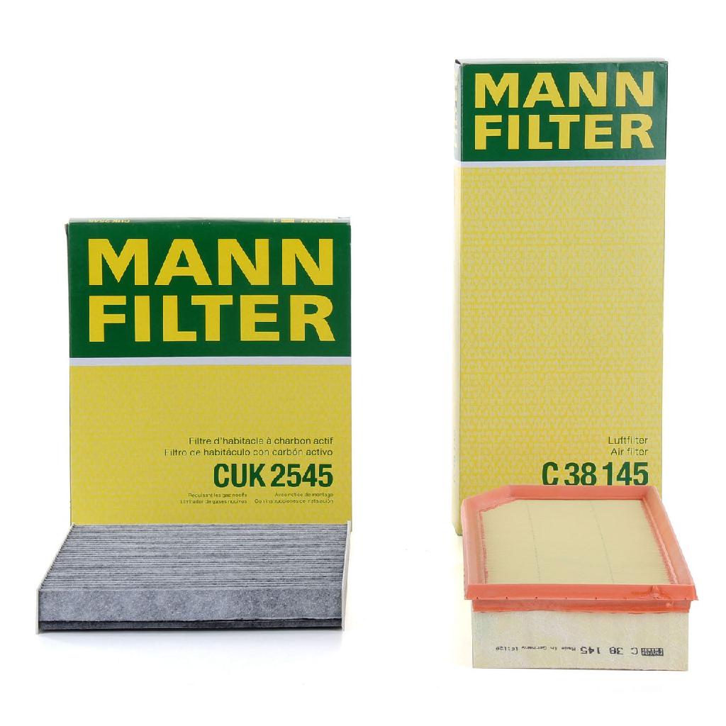 MANN-FILTER Filter, Innenraumluft CUK 2545 + Luftfilter C 38 145