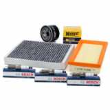 Filterset Filterpaket + 3x BOSCH Zündkerze SMART ForTwo (451) 1.0 61-120 PS