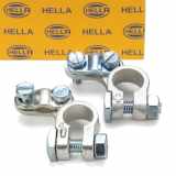 HELLA Batteriepolklemme 8KX 043 021-032 + Batteriepolklemme 8KX 091 451-032