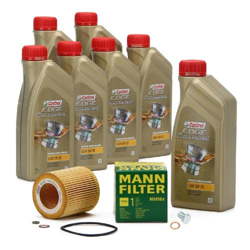 7 Liter CASTROL Edge Motoröl ÖL 5W30 M BMW Longlife-04 + MANN Ölfilter HU816x Bild 7 Liter CASTROL Edge Motoröl ÖL 5W30 M BMW Longlife-04 + MANN Ölfilter HU816x