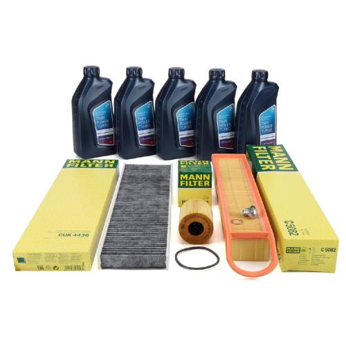 MANN Filterset + 5L ORIGINAL 5W30 LL04 Motoröl MINI R56 R55 R60 R61 One / Cooper N12 N16 Bild MANN Filterset + 5L ORIGINAL 5W30 LL04 Motoröl MINI R56 R55 R60 R61 One / Cooper N12 N16