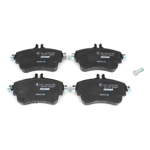 TEXTAR 2532601 Bremsbeläge + Wako MERCEDES W176 W246 W242 C117 160/180 160/180CDI vorne Bild TEXTAR 2532601 Bremsbeläge + Wako MERCEDES W176 W246 W242 C117 160/180 160/180CDI vorne