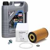 5L LIQUI MOLY Motoröl 5W30 dexos2 + ORIGINAL Ölfilter OPEL Astra J K Zafira C 1.6 CDTI