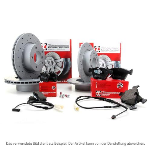 ZIMMERMANN Bremsscheibe 150.1129.52 + Bremsbelagsatz, Scheibenbremse 21173.170.1 + Bremsbelagsatz, Scheibenbremse 20675.170.1 + Bremsscheibe 150.1258.52 FEBI BILSTEIN Warnkontakt, Bremsbelagverschleiß 08045 + Warnkontakt, Bremsbelagverschleiß 07736 Bild ZIMMERMANN Bremsscheibe 150.1129.52 + Bremsbelagsatz, Scheibenbremse 21173.170.1 + Bremsbelagsatz, Scheibenbremse 20675.170.1 + Bremsscheibe 150.1258.52 FEBI BILSTEIN Warnkontakt, Bremsbelagverschleiß 08045 + Warnkontakt, Bremsbelagverschleiß 07736