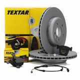 TEXTAR Bremsscheiben + Bremsbeläge + Wako BMW 5er F07 Gran Turismo hinten