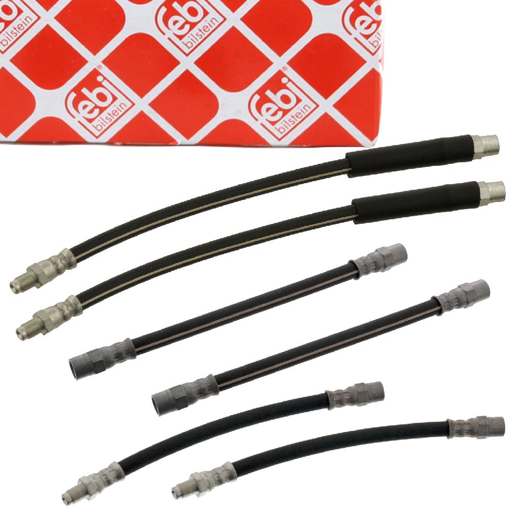 FEBI BILSTEIN Bremsschlauch 02078 + Bremsschlauch 01747 + Bremsschlauch 02075
