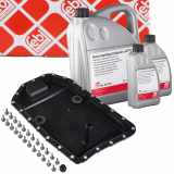 FEBI BILSTEIN Getriebeöl 101161 + Hydraulikfilter, Automatikgetriebe 171616 + Getriebeöl 29934