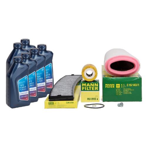 MANN Filterset 3-tlg + 7L ORIGINAL 5W30 Motoröl BMW 3er E46 330d 184 PS M57 Bild MANN Filterset 3-tlg + 7L ORIGINAL 5W30 Motoröl BMW 3er E46 330d 184 PS M57