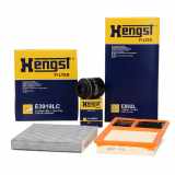 HENGST FILTER Ölfilter H314W01 + Luftfilter E892L + Filter, Innenraumluft E3919LC
