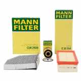MANN-FILTER Luftfilter C 35 154 + Ölfilter HU 7020 z + Filter, Innenraumluft CUK 2939