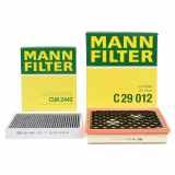 MANN-FILTER Filter, Innenraumluft CUK 2442 + Luftfilter C 29 012