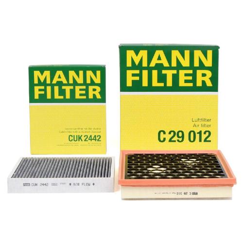 MANN-FILTER Filter, Innenraumluft CUK 2442 + Luftfilter C 29 012 Bild MANN-FILTER Filter, Innenraumluft CUK 2442 + Luftfilter C 29 012