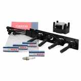BREMI Zündleitungssatz 968G100 BOSCH Zündkerze 0 242 235 668 DELPHI Zündspule GN10018-12B1