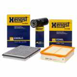 HENGST FILTER Filter, Innenraumluft E955LC + Ölfilter H14W22 + Luftfilter E206L