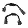 2x SENCOM Adapterkabel LED Kennzeichenleuchte für VW GOLF 5-7 LEON 3 PORSCHE 991 Bild 2x SENCOM Adapterkabel LED Kennzeichenleuchte für VW GOLF 5-7 LEON 3 PORSCHE 991