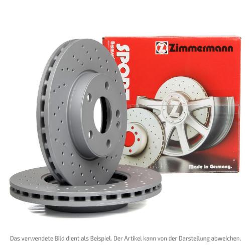 ZIMMERMANN Bremsscheibe 460.4504.52 + Bremsscheibe 460.4505.52 Bild ZIMMERMANN Bremsscheibe 460.4504.52 + Bremsscheibe 460.4505.52