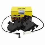 TEXTAR 2373201 Bremsbeläge + Wako BMW 5er E61 Touring 520-530i 520-530d hinten