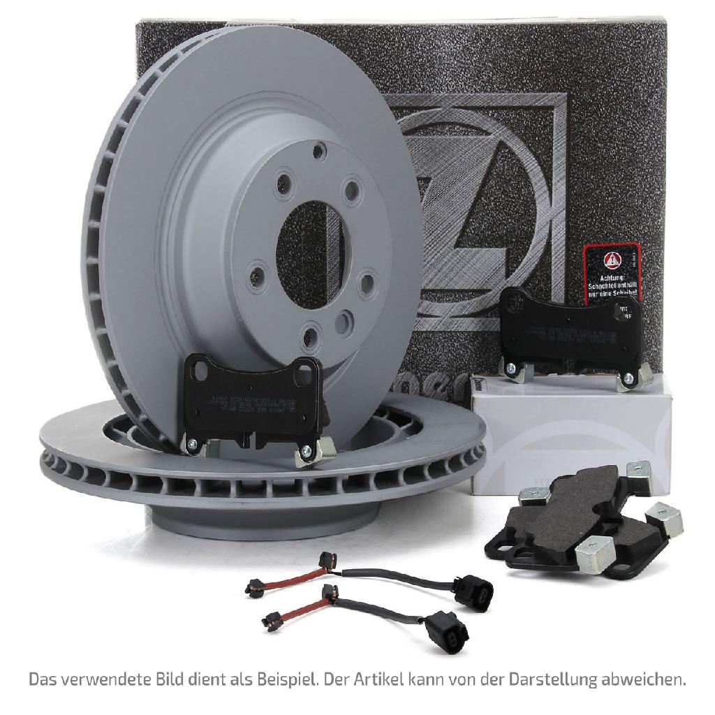 ZIMMERMANN Bremsscheiben + pb:z Beläge + Wako PORSCHE 968 / Cabrio 3.0 239 PS hinten