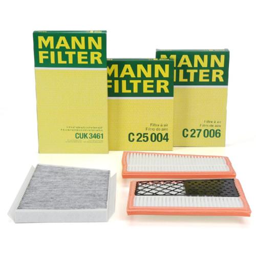 MANN-FILTER Luftfilter C 25 004 + Filter, Innenraumluft CUK 3461 + Luftfilter C 27 006 Bild MANN-FILTER Luftfilter C 25 004 + Filter, Innenraumluft CUK 3461 + Luftfilter C 27 006