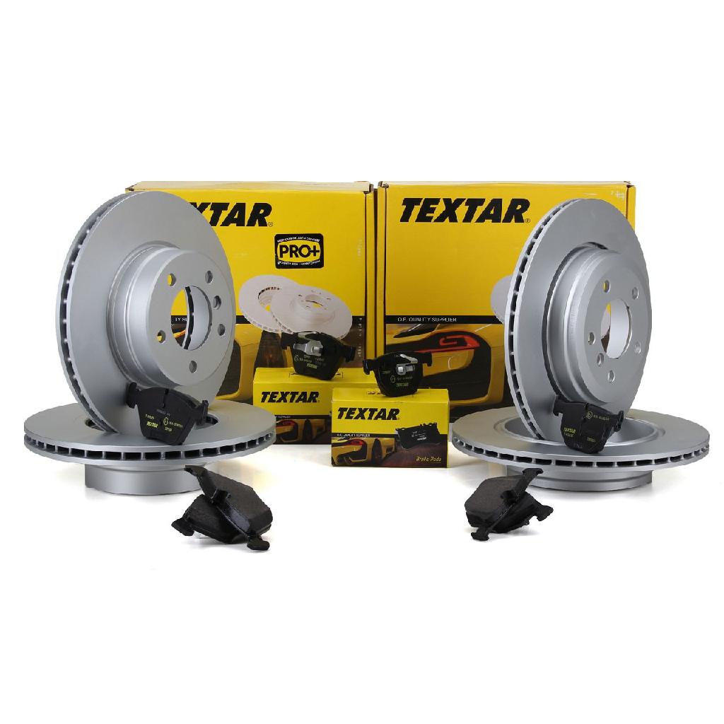TEXTAR Bremsbelagsatz, Scheibenbremse 2379301 + Bremsscheibe 92122703 + Bremsscheibe 92122505 + Bremsbelagsatz, Scheibenbremse 2373201