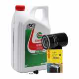 5L CASTROL GTX ULTRACLEAN 10W-40 Motoröl + BOSCH Ölfilter VW Golf 1-3 Passat Polo T4 Vento