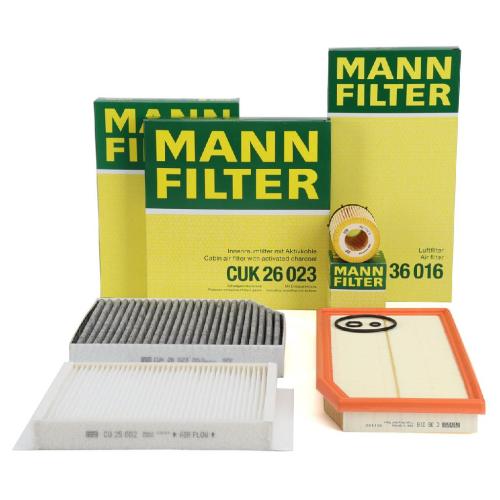 MANN-FILTER Luftfilter C 36 016 + Filter, Innenraumluft CU 25 002 + Filter, Innenraumluft CUK 26 023 + Ölfilter HU 711/6 z Bild MANN-FILTER Luftfilter C 36 016 + Filter, Innenraumluft CU 25 002 + Filter, Innenraumluft CUK 26 023 + Ölfilter HU 711/6 z