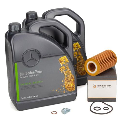 10L ORIGINAL 5W-30 MB 229.51 Motoröl Öl + HIRSCHER Ölfilter MERCEDES A-/C-/E-Klasse OM651 Bild 10L ORIGINAL 5W-30 MB 229.51 Motoröl Öl + HIRSCHER Ölfilter MERCEDES A-/C-/E-Klasse OM651