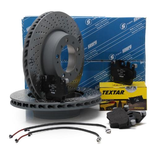 SEBRO Bremsscheiben + TEXTAR Beläge PORSCHE 996 Carrera / GT3 / Turbo hinten Bild SEBRO Bremsscheiben + TEXTAR Beläge PORSCHE 996 Carrera / GT3 / Turbo hinten