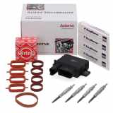 HITACHI Steuergerät + 4x BERU Glühkerze + ELRING Dichtungen BMW E87 E46 E90 E60 X3 E83 M47