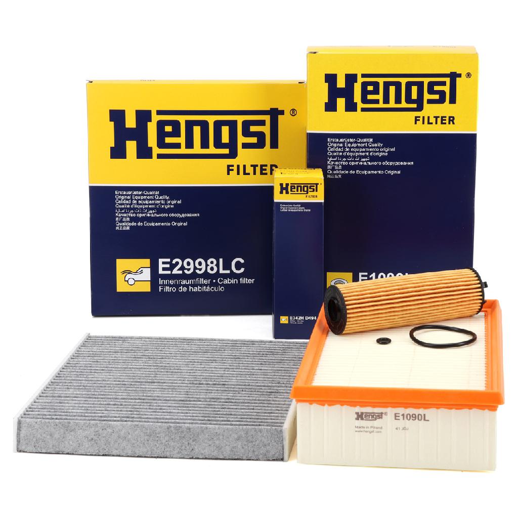 HENGST FILTER Filter, Innenraumluft E2998LC + Luftfilter E1090L + Ölfilter E342H D494