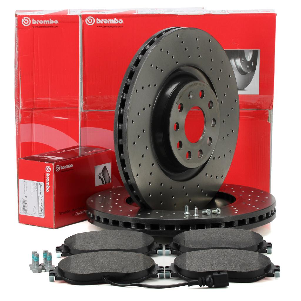 BREMBO Bremsscheibe 09.C306.1X + Bremsbelagsatz, Scheibenbremse P 85 144