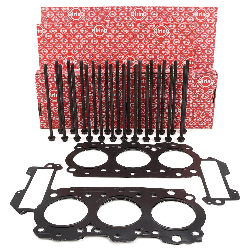 ELRING Dichtung, Zylinderkopf 530.701 + Zylinderkopfschraubensatz 523.050 + Dichtung, Zylinderkopf 530.691