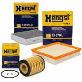 HENGST FILTER Luftfilter E1079L + Ölfilter E820H D245 + Filter, Innenraumluft E2991LC