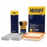 HENGST FILTER Ölfilter E40H D105 + Luftfilter E1036L + Filter, Innenraumluft E2977LC-2