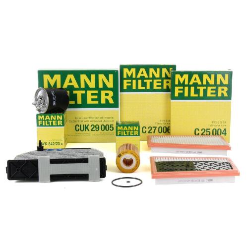 MANN-FILTER Luftfilter C 25 004 + Ölfilter HU 821 x + Kraftstofffilter WK 842/23 x + Luftfilter C 27 006 + Filter, Innenraumluft CUK 29 005 Bild MANN-FILTER Luftfilter C 25 004 + Ölfilter HU 821 x + Kraftstofffilter WK 842/23 x + Luftfilter C 27 006 + Filter, Innenraumluft CUK 29 005
