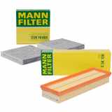 MANN Innenraum + Luftfilter BMW X3 F25 X4 F26 sDrive18d 150 PS + xDrive20d 163/190 PS B47