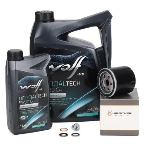 6L WOLF OFFICIALTECH 5W30 C4 + HIRSCHER Ölfilter DACIA NISSAN MERCEDES RENAULT 1.5 dCi Bild 6L WOLF OFFICIALTECH 5W30 C4 + HIRSCHER Ölfilter DACIA NISSAN MERCEDES RENAULT 1.5 dCi