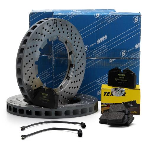 SEBRO Bremsscheiben + TEXTAR Bremsbeläge + Wako PORSCHE 911 3.3 SC Turbo vorne Bild SEBRO Bremsscheiben + TEXTAR Bremsbeläge + Wako PORSCHE 911 3.3 SC Turbo vorne