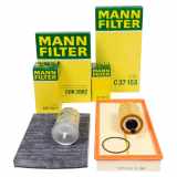 MANN Filterset 4-tlg VW Golf 4 Bora New Beetle AUDI TT 8N 2.3 V5 + 2.8 VR6 + 3.2 R32